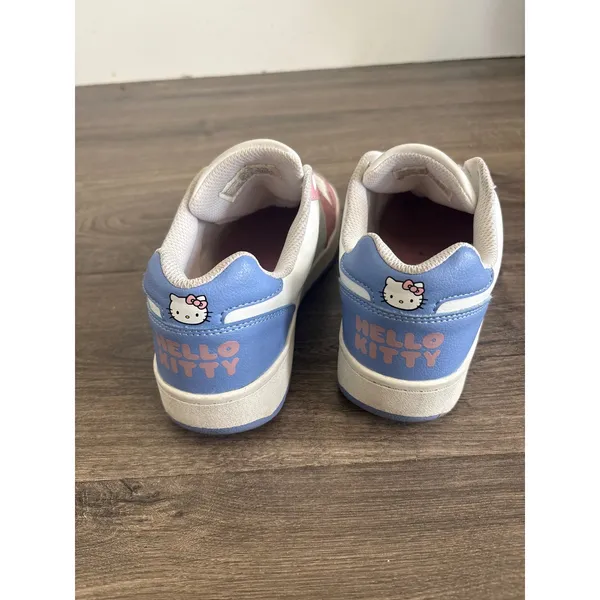 Hello Kitty Sanrio Pink White Blue Low Top Sneakers WMHK25BB019 Womens Size 8 - Image 4