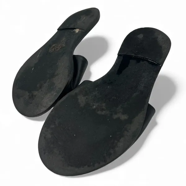 Valentino 7 Bugola Slide Sandal black logo hardware slip-on design Womens Flat - Image 8