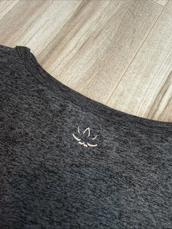 Beyond Yoga Grey Cropped Tank Active Medium - Image 4