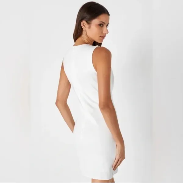 Lulu's Ivory V-Neck Mini Dress - Image 3
