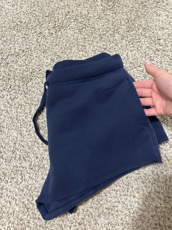 Navy blue sweat shorts Size M - Image 2