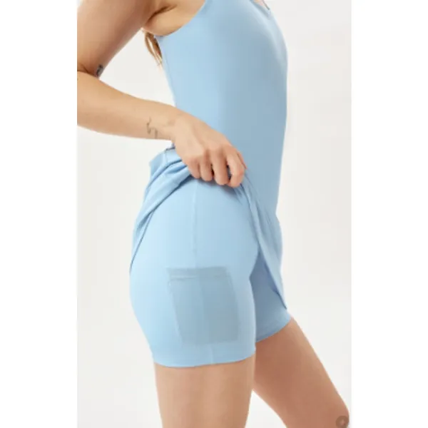 Girlfriend Collective Cerulean Tommy‎ Dress XL Workout Tennis Pickleball Preppy - Image 2