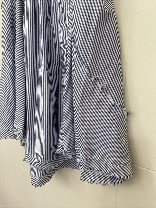 Altard State Flowy Striped Tank Top Size M Blue White Nautical Boho Summer - Image 7