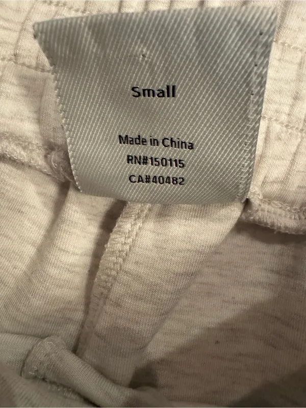 Varley DoubleSoft Light Heather Gray Lounge Shorts – Size Small, NWOT - Image 4