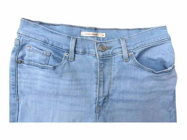 American Eagle Outfitters Light Blue Straight Leg Women's Jeans - Image 3