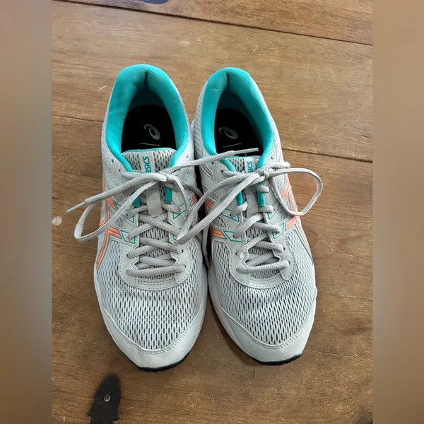 ASICS GEL-Contend 6 Gray Blue Running Shoes Women’s Size 10 1012A570 - Image 2