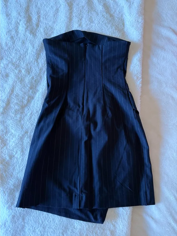Wild Fable Stripped Strapless Dress - Image 2