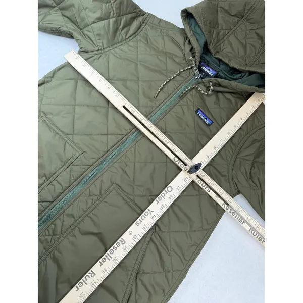 Patagonia Women's Diamond Quilted Parka Basin Green Size XS NWT ($269 Retail) - Image 5
