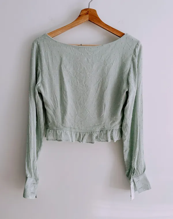 Lace Bustier Crop Top - Image 4