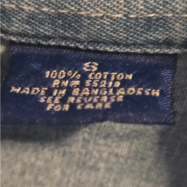 Disney Blue Denim Shirt with Embroidered Characters - Image 12