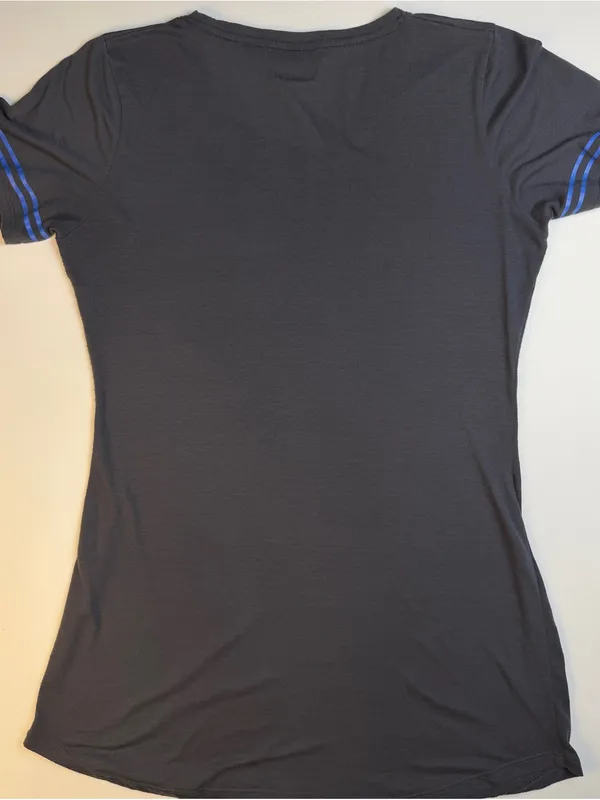 Nascar Black Fan Tee with Subtle Hem Detail Blue Size M - Image 6