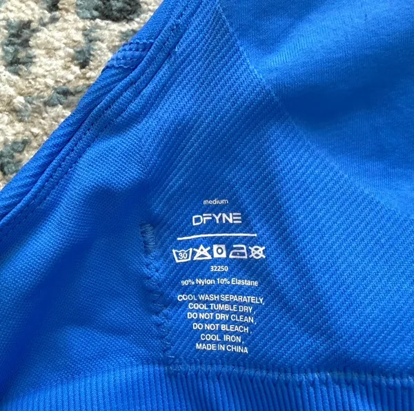 Dfyne Eletric Blue Strappy Halter Top - Image 3