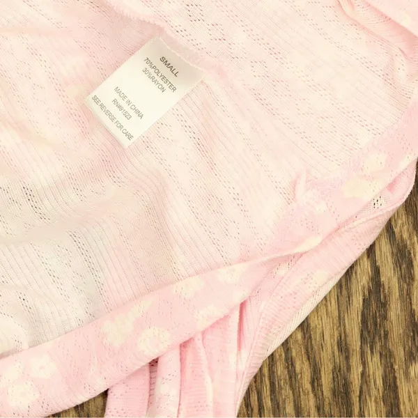 NWT Roudelain 2-Piece Knit Pajama Lounge Tank Shorts Set Spring Shadow Pink S - Image 7