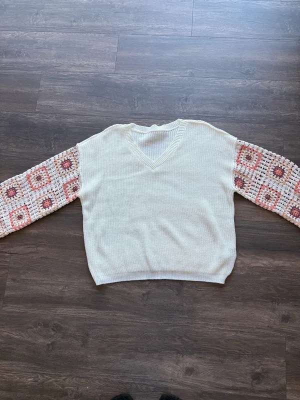 Shein Crochet Sweater - Image 3