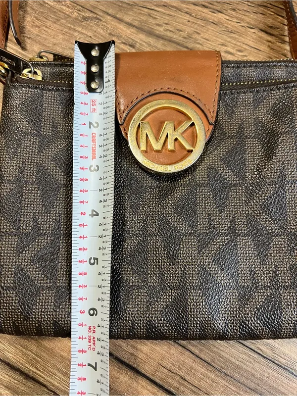 Michael Kors MK Monogram Crossbody Bag - Image 3