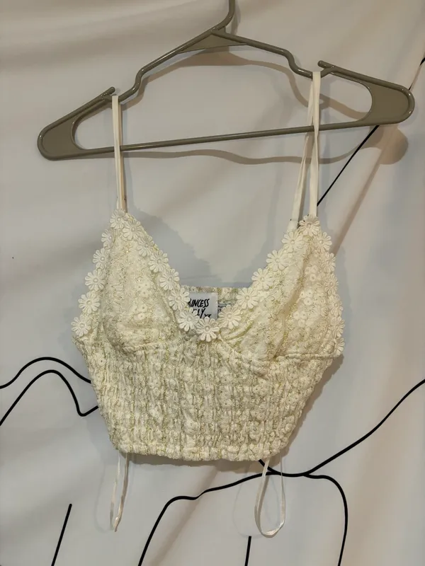 Princess Polly Lace Crop Top - Image 2