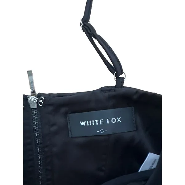 White Fox Boutique - Acacia Bustier Crop Top in Black - Image 2