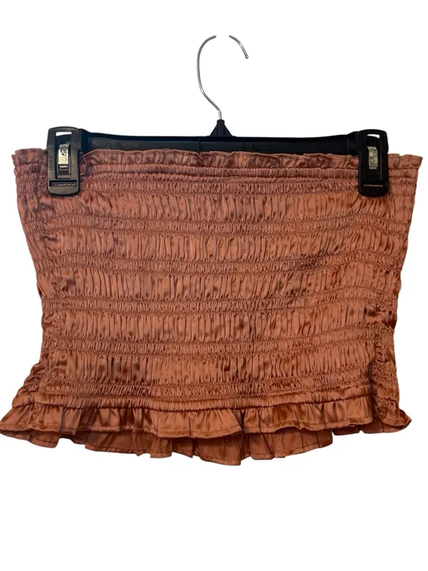 Free People "Be Right Back" tube top in Dusty Rose - Image 4