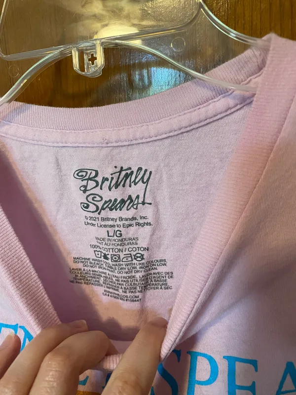 Britney Spears Pink Graphic T-shirt - Image 3