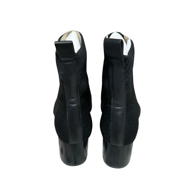 Everlane The Glove Boot Black Knit Sock Ankle Boots Block Heel Women’s 7.5 - Image 3