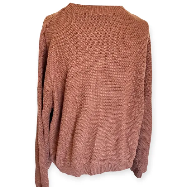 Shein Sweater 2XL Long Sleeve Brown - Image 4