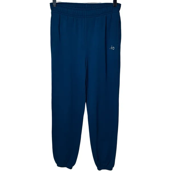 Alo Yoga Accolade Sweatpant Joggers Blue Leisure Comfort Athletic‎ Stretch S/M - Image 3