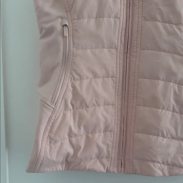 lululemon athletica Pale Pink Quilted Hooded Vest - Image 5