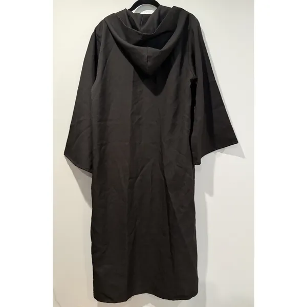 Hooded Cloak Cape Robe Unisex Small Black Halloween Witch Costume Cosplay Party - Image 2