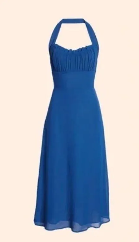 1HR SALE ⚡Reformation Callan Dress (Caspian) - Image 2