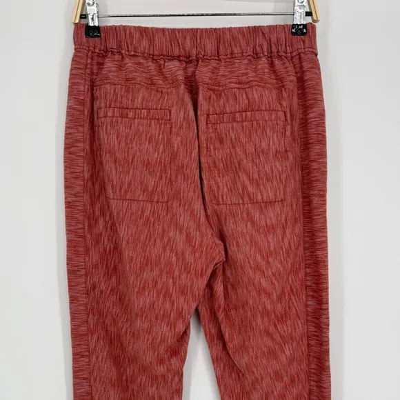 Anthropologie Red Space Dye Jogger Pants Size Small Boho‎ Lounge Casual Cotton - Image 7