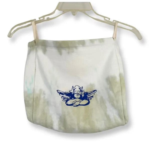 NWT Boys Lie Olive Green Tie Dye Cotton Satchel - Image 2
