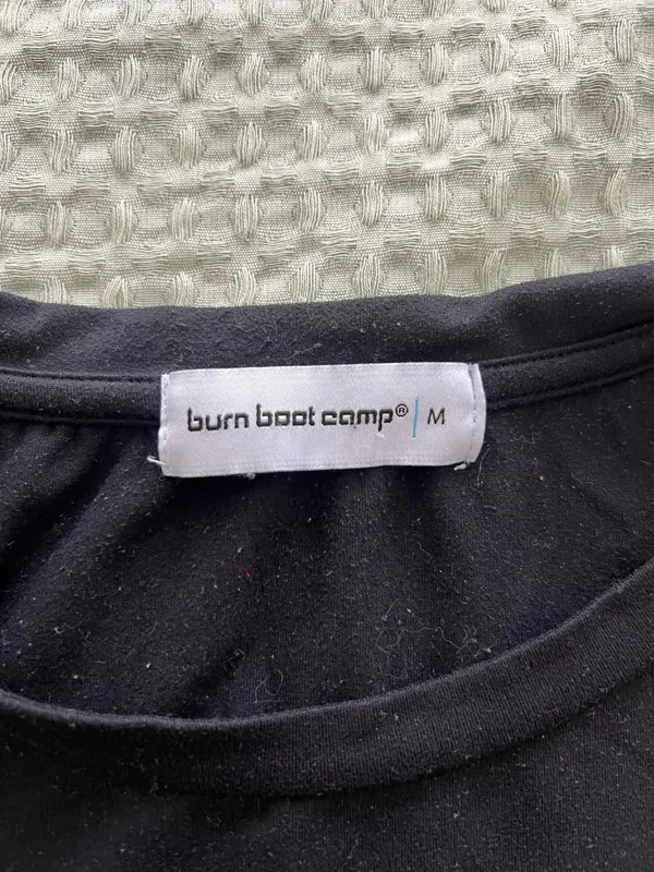 Say Yes Burn Bootcamp Tank Black Size M - Image 3