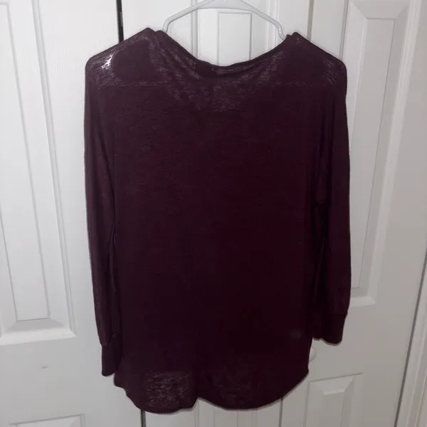 Old Navy Burgundy long sleeve sweater - Image 2