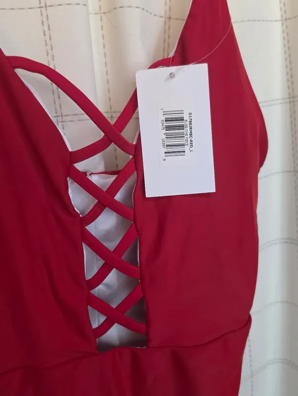 Dippin Daisys Bliss One Piece In Baywatch Red - Image 5