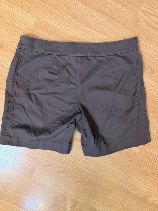 LOFT Brown Cotton Blend Bermuda Shorts - Image 3