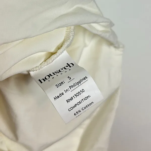 HOUSE OF CB Clementine Cut Out Mini Dress in White Size Small - Image 11
