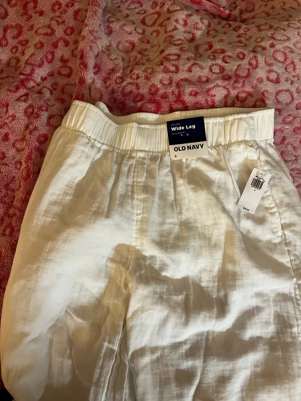 Old Navy Wide-Leg Linen Pants - Image 3