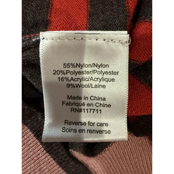 Paisley & Gray Retro Striped Wool-Blend Turtleneck Sweater Size Large - Image 6
