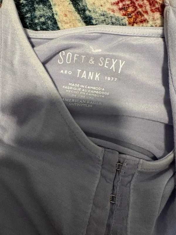 American Eagle Outfitters Purple Tank Top - Image 2