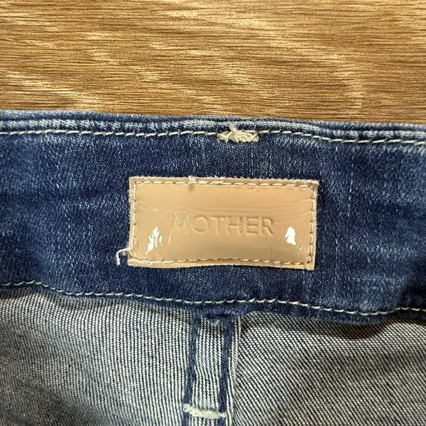 Mother Women's High Waisted Looker Ankle Fray Jeans 26 Lure Me In Skinny - Image 4