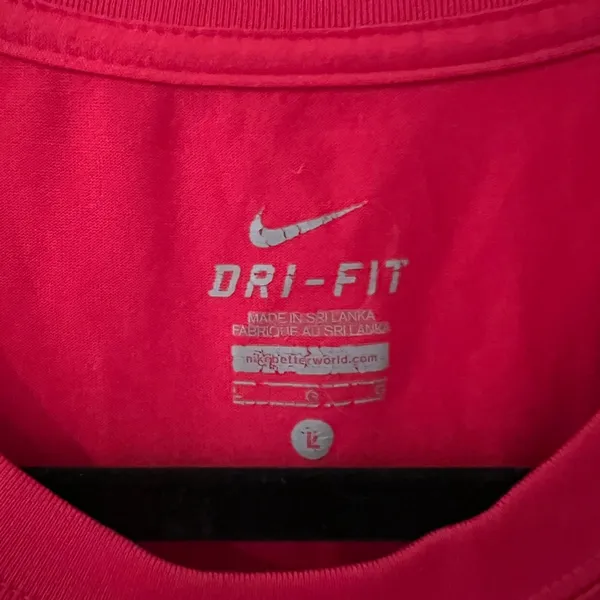 Nike Dri-FIT Red Shirt - Image 2
