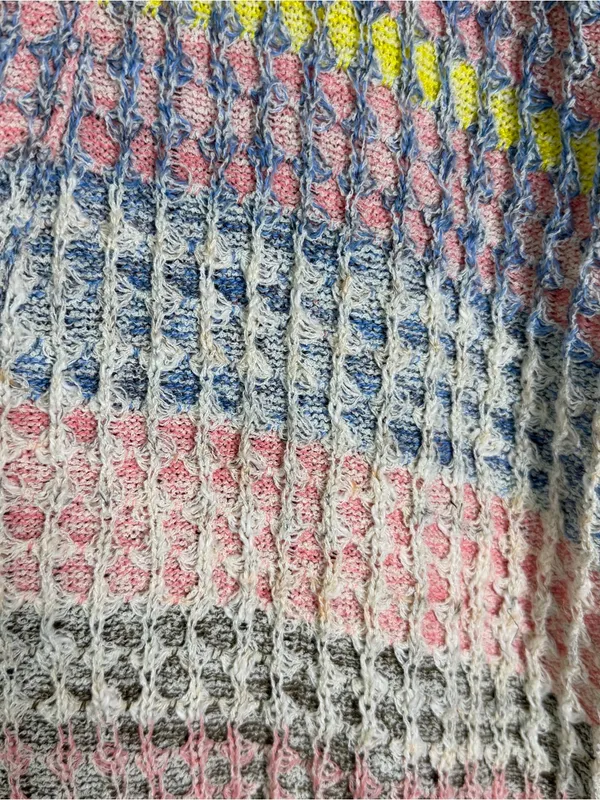 Daily Practice Anthropologie Women M/L Hooded Open Knit Poncho Sweater Oversized - Image 4