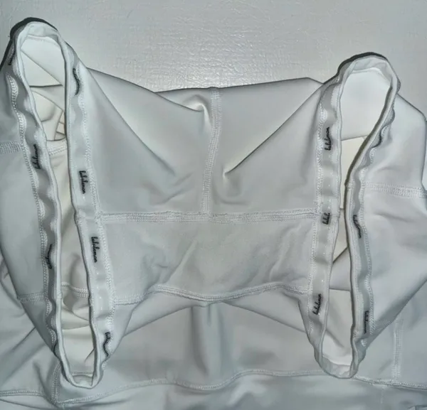 Lululemon Perf-ect Your Pace Dress White Size 8 Dress Skort Pickleball Tennis - Image 12