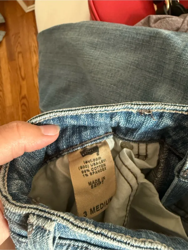 Levi's Light Blue Flare Jeans - Image 4