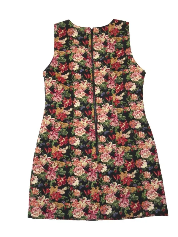 NWT Alice + Olivia Coley in Floral Jacquard Tapestry Slim Mini Dress 14 - Image 10