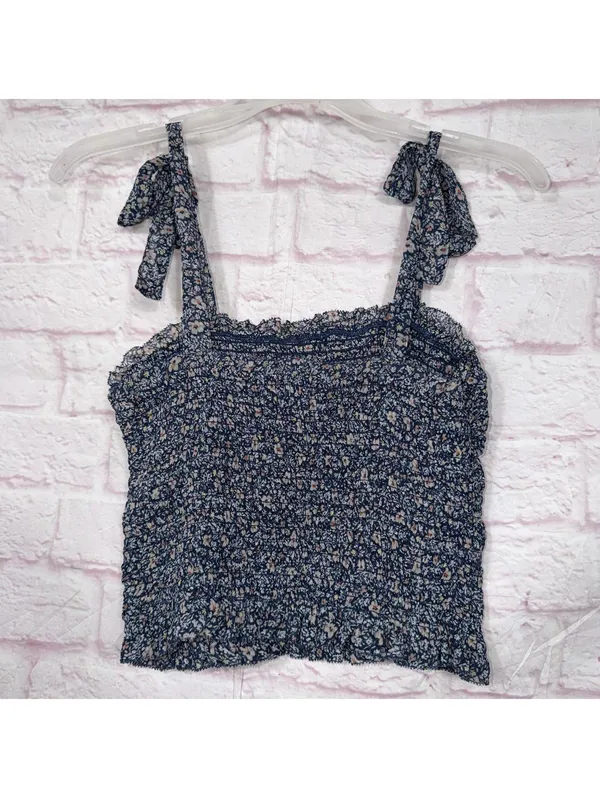 Abercrombie & Fitch Medium Floral Smocked Tank Top - Image 5