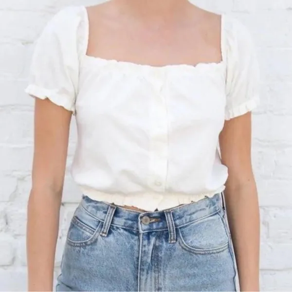 Brandy Melville Square Neck Top - Image 4