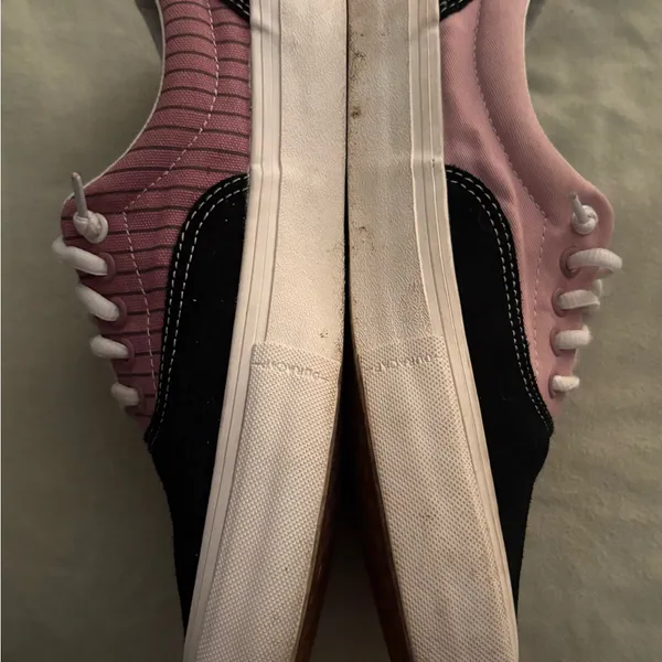 Vans Pink and Black Casual Sneakers - Image 5