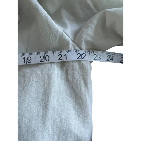 London Fog Trench Coat Women 10P Ivory Vintage Classic Minimalist Chic Academia - Image 7