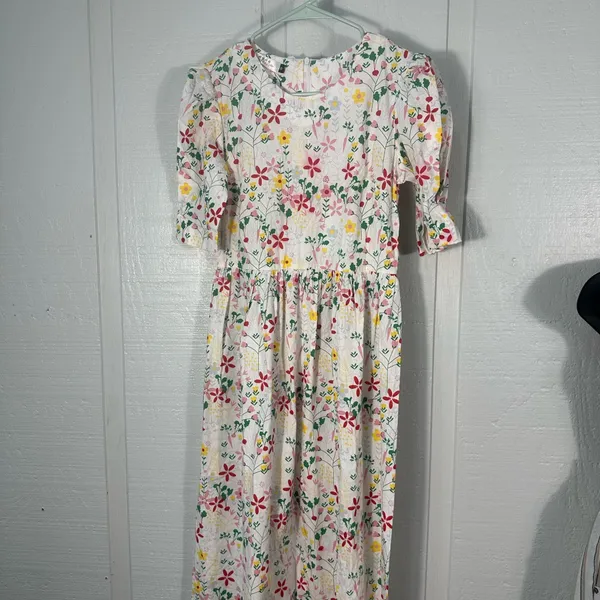The EWE White Floral Short Sleeve Dress Size Small NWT - Image 3